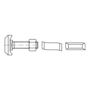 ART 88950 Halfenschr. Typ 50/30 4.6 M 16 x 40 feuerverzinkt tZn S
