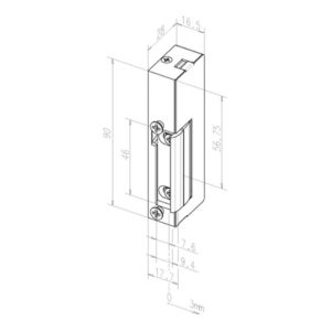 Assa Abloy effeff Elektro-Türöffner ohne Schließblech 19———-D11 Assa Abloy effeff Elektro-Türöffner ohne Schließblech 19———-D11