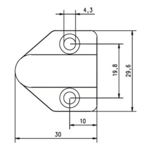 Assa Abloy effeff Kabelübergang Messing 30cm 10318 lang Assa Abloy effeff Kabelübergang Messing 30cm 10318 lang
