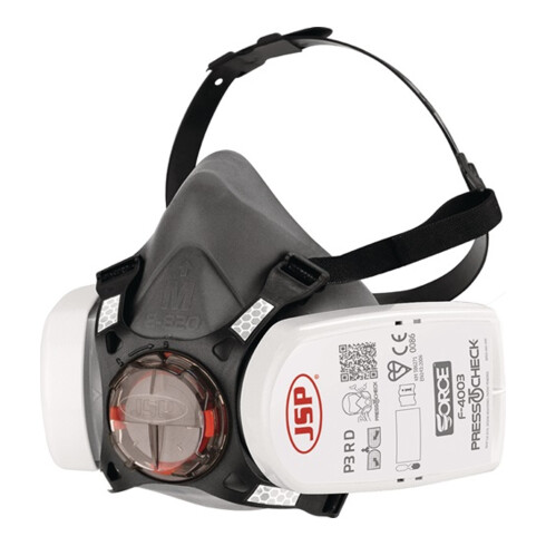 Atemschutzhalbmaske Force8 EN 140 EN 143 Press to Check P3 M