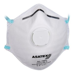 Atemschutzmaske FFP 2/V NR D m.Ausatemventil 15ST/Box ASATEX