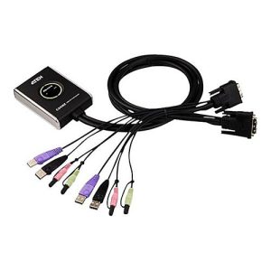 ATEN CS682 – KVM-/Audio-/USB-Switch – 2 x KVM/Audio/USB – 1 lokaler Benutzer – Desktop ATEN CS682 – KVM-/Audio-/USB-Switch – 2 x KVM/Audio/USB – 1 lokaler Benutzer – Desktop