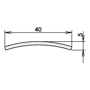 Athmer Türdichtung Niroschwelle 164 Nr. 3-107 L.1215mm VA ma geb. Athmer Türdichtung Niroschwelle 164 Nr. 3-107 L.1215mm VA ma geb.