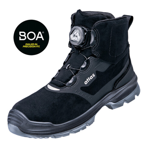 Atlas knöchelhoher Sicherheitsschuh FLASH 6905 XP BOA ESD S3, Weite 10 Größe 44