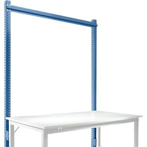 Aufbauportal, Grundtisch SPEZIAL Arbeitstisch-/Werkbanksystem UNIVERSAL/PROFI, 1500 mm, brilliantblau