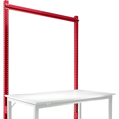 Aufbauportal, Grundtisch SPEZIAL Arbeitstisch-/Werkbanksystem UNIVERSAL/PROFI, 1500 mm, rubinrot