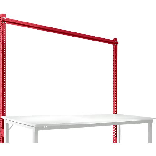 Aufbauportal, Grundtisch SPEZIAL Arbeitstisch-/Werkbanksystem UNIVERSAL/PROFI, 2000 mm, rubinrot