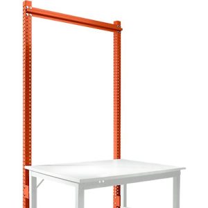 Aufbauportal, Grundtisch STANDARD Arbeitstisch-/Werkbanksystem UNIVERSAL/PROFI, 1250 mm, rotorange Aufbauportal, Grundtisch STANDARD Arbeitstisch-/Werkbanksystem UNIVERSAL/PROFI, 1250 mm, rotorange