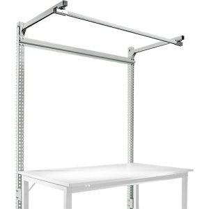 Aufbauportal m. Ausleger, Grundtisch STANDARD Arbeitstisch/Werkbank UNIVERSAL/PROFI, 1500 mm, lichtgrau Aufbauportal m. Ausleger, Grundtisch STANDARD Arbeitstisch/Werkbank UNIVERSAL/PROFI, 1500 mm, lichtgrau