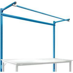 Aufbauportal m. Ausleger, Grundtisch STANDARD Arbeitstisch/Werkbank UNIVERSAL/PROFI, 2000 mm, lichtblau Aufbauportal m. Ausleger, Grundtisch STANDARD Arbeitstisch/Werkbank UNIVERSAL/PROFI, 2000 mm, lichtblau