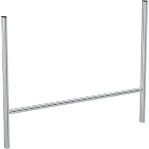 Aufbauprofileset für Treston QuatreX, ESD-leitfähig, B 1789 x T 55 x H 1200, lichtgrau RAL 7035 Aufbauprofileset für Treston QuatreX, ESD-leitfähig, B 1789 x T 55 x H 1200, lichtgrau RAL 7035