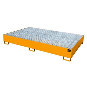 Auffangwanne AW 1000-10/2, orange RAL 2000 Auffangwanne AW 1000-10/2, orange RAL 2000