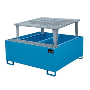 Auffangwanne AWA 1000-1, blau RAL 5012 Auffangwanne AWA 1000-1, blau RAL 5012