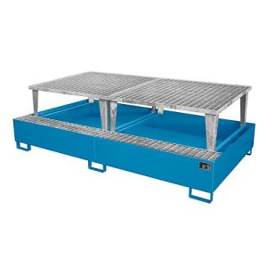 Auffangwanne AWA 1000-2, blau RAL 5012 Auffangwanne AWA 1000-2, blau RAL 5012