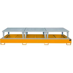 Auffangwanne AWA 1000-3, orange RAL 2000 Auffangwanne AWA 1000-3, orange RAL 2000