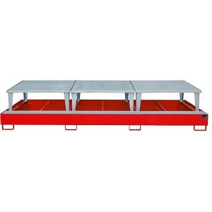 Auffangwanne AWA 1000-3, rot RAL 3000 Auffangwanne AWA 1000-3, rot RAL 3000