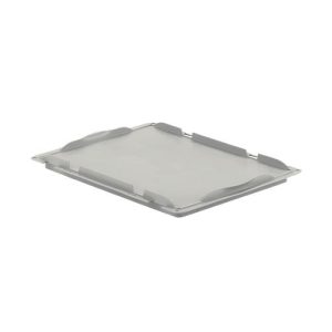 Auflagedeckel D43 für Kasten im EURO-Maß LTB/ELB, 400 x 300 mm, grau Auflagedeckel D43 für Kasten im EURO-Maß LTB/ELB, 400 x 300 mm, grau