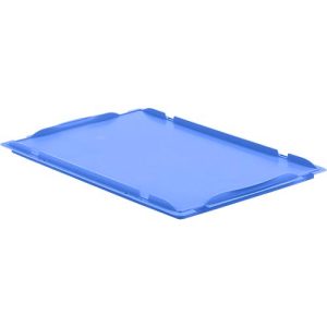 Auflagedeckel D64 für Kasten im EURO-Maß LTB/ELB, 600 x 400 mm, blau Auflagedeckel D64 für Kasten im EURO-Maß LTB/ELB, 600 x 400 mm, blau