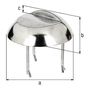 Auflaufstütze Alu-Guss roh anschr. Betonanker 65mm GAH Auflaufstütze Alu-Guss roh anschr. Betonanker 65mm GAH