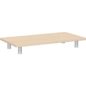 Aufsatzplatte PALENQUE, für Schrank B 800 mm, B 800 x T 400 x H 105 mm, Ahorn Aufsatzplatte PALENQUE, für Schrank B 800 mm, B 800 x T 400 x H 105 mm, Ahorn