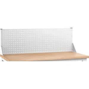 Aufsatzrahmen Bott verso, mit 2 Lochplatten, B 1300 x T 215 x H 400 mm, Stahlblech, pulverbeschichtet, RAL 7035, lichtgrau Aufsatzrahmen Bott verso, mit 2 Lochplatten, B 1300 x T 215 x H 400 mm, Stahlblech, pulverbeschichtet, RAL 7035, lichtgrau