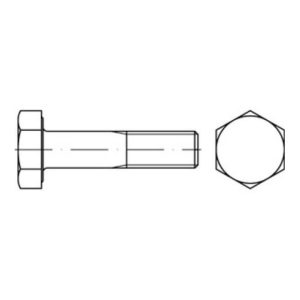 August Friedberg EN 14399 -4 10.9 M 12 x 50 Sechskantschrauben, tZn, K1,-AF- tZn S
