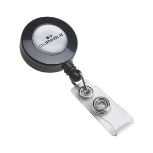 Ausweisjojo Durable, Schnurlänge 800 mm, mit Halteclip & Druckknopfschlaufe, Kunststoff, 10 Stück Ausweisjojo Durable, Schnurlänge 800 mm, mit Halteclip & Druckknopfschlaufe, Kunststoff, 10 Stück