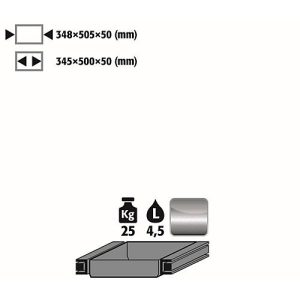 Auszugswanne Standard für asecos Sicherheitsschränke der Q30, Q90, S90 und K90 Serie, Edelstahl 1.4301, B 348 x T 505 x H 50 mm, 4,5 l, bis 25 kg Auszugswanne Standard für asecos Sicherheitsschränke der Q30, Q90, S90 und K90 Serie, Edelstahl 1.4301, B 348 x T 505 x H 50 mm, 4,5 l, bis 25 kg