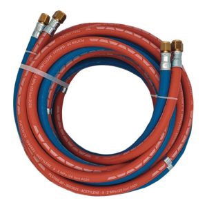 Autogengasschlauch L.30m ID 6/9mm Wandst.5/3,5mm blau/rot Autogengasschlauch L.30m ID 6/9mm Wandst.5/3,5mm blau/rot