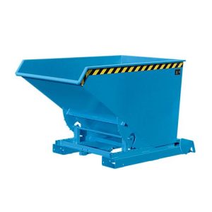 Automatischer Kippbehälter Bauer Typ 4A 1200, 3 Entriegelungspunkte, Abrollsystem, Inhalt 1,2 m³, bis 1500 kg, lichtblau RAL 5012 Automatischer Kippbehälter Bauer Typ 4A 1200, 3 Entriegelungspunkte, Abrollsystem, Inhalt 1,2 m³, bis 1500 kg, lichtblau RAL 5012