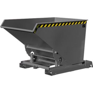 Automatischer Kippbehälter Bauer Typ 4A 1200, 3 Entriegelungspunkte, Abrollsystem, Inhalt 1,2 m³, bis 1500 kg, mausgrau RAL 7005 Automatischer Kippbehälter Bauer Typ 4A 1200, 3 Entriegelungspunkte, Abrollsystem, Inhalt 1,2 m³, bis 1500 kg, mausgrau RAL 7005