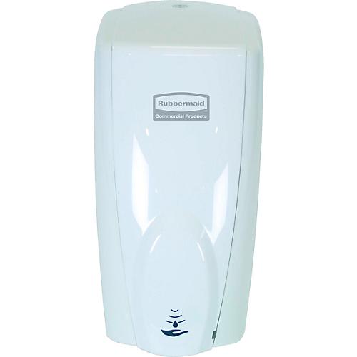 Automatischer Seifen- und Desinfektionsspender Rubbermaid AutoFoam, 1100 ml, berührungsfrei, für Wand/Ständer, weiß