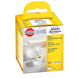 AVERY® Zweckform Adress-Etiketten Nr. AS0722400, permanent, 2 x 260 Stück AVERY® Zweckform Adress-Etiketten Nr. AS0722400, permanent, 2 x 260 Stück