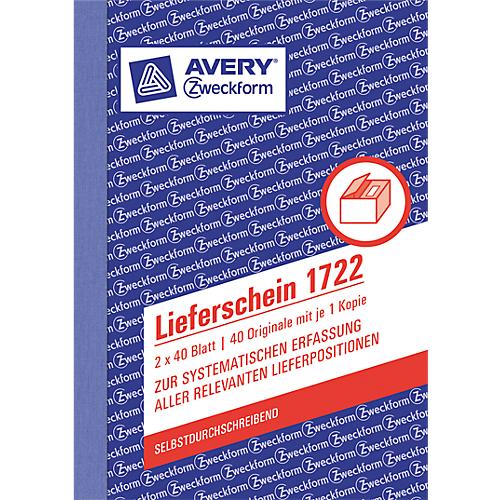 AVERY™ Zweckform Lieferschein Nr. 1722