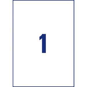 Avery Zweckform Universal-Etiketten, 100 Etiketten, 210 x 297 mm Avery Zweckform Universal-Etiketten, 100 Etiketten, 210 x 297 mm