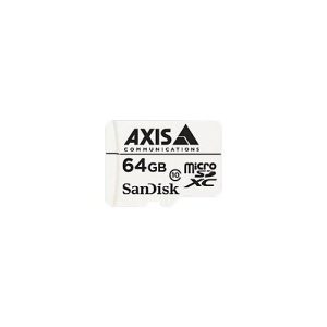 AXIS Surveillance – Flash-Speicherkarte (microSDXC-an-SD-Adapter inbegriffen) – 64 GB – Class 10 – microSDXC – weiß AXIS Surveillance – Flash-Speicherkarte (microSDXC-an-SD-Adapter inbegriffen) – 64 GB – Class 10 – microSDXC – weiß