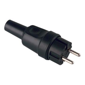 Bachmann Vollgummi-Konturenstecker 2-pol. sw 919.179 Bachmann Vollgummi-Konturenstecker 2-pol. sw 919.179
