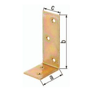 Balkenwinkel L120x80 mmmm B.35mm ungleichschenklig STA roh