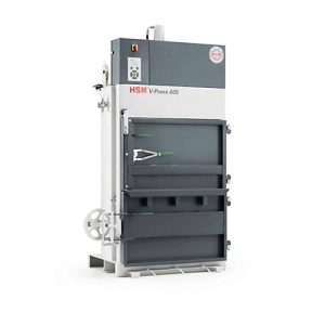 Ballenpresse HSM V-Press 605 400 V, 3 vertikale Umreifungen für Ballen bis 70 kg, Presskraft 57 kN, TorsionControlSystem, Schwenktür Ballenpresse HSM V-Press 605 400 V, 3 vertikale Umreifungen für Ballen bis 70 kg, Presskraft 57 kN, TorsionControlSystem, Schwenktür