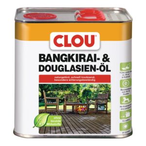 Bangkirai-/Douglasienöl naturgetönt 2,5l Dose CLOU Bangkirai-/Douglasienöl naturgetönt 2,5l Dose CLOU