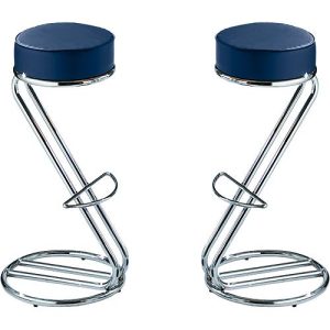 Barhocker Zeta, dunkelblau, 2 Stück Barhocker Zeta, dunkelblau, 2 Stück