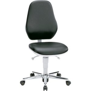 Basic Reinraumdrehstuhl mit Rollen Basic Reinraumdrehstuhl mit Rollen