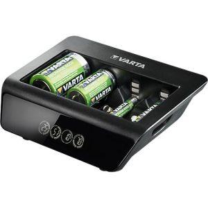 Batterieladegerät Varta LCD Universal Charger, für 4 x Mignon AA/Micro AAA/C/D oder 1 x 9 V Akku, 1 x USB, LCD-Anzeige Batterieladegerät Varta LCD Universal Charger, für 4 x Mignon AA/Micro AAA/C/D oder 1 x 9 V Akku, 1 x USB, LCD-Anzeige