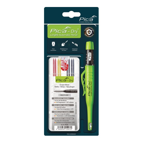 Bau-/Tieflochmarker Pica-Dry+Minenset Farbe sortiert +Minenset 4000 871 844 PICA