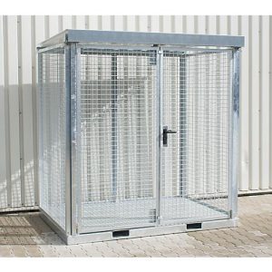 Bauer Gasflaschen-Container, TYP GFC-E, div. Bodenarten verfügbar, abschließbar Bauer Gasflaschen-Container, TYP GFC-E, div. Bodenarten verfügbar, abschließbar