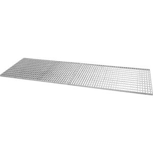 Bauer Gitterrost für Edelstahlauffangwannen Typ VAW-4/B, bis 1000 kg/m², B 785 × T 2370 × H 30 mm, Edelstahl 1.4571