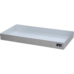 Bauer Kleingebindewanne KGW-P 3 V4A, für Euro- und Chemiepaletten, Edelstahl, L 1200 x B 800 x H 120 mm, bis 200 kg