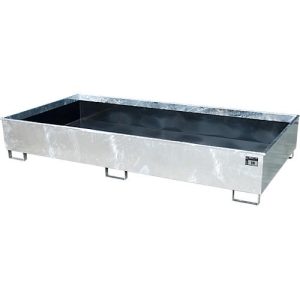 Bauer Regalwanne RW 2700-3 PE, mit PE-Einsatz, L 2665 x B 1315 x H 440 mm, feuerverzinkt