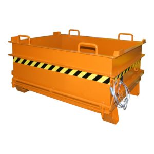 Bauer Südlohn Baustoffcontainer BC 500, lackiert, Gelborange Bauer Südlohn Baustoffcontainer BC 500, lackiert, Gelborange
