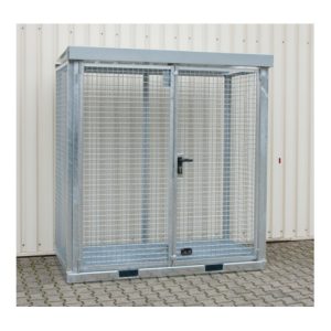 Bauer Südlohn Gasflaschen-Container GFC-E/G M1, feuerverzinkt Bauer Südlohn Gasflaschen-Container GFC-E/G M1, feuerverzinkt